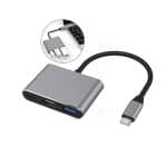 Type C to HDMI 3 in 1 adapter