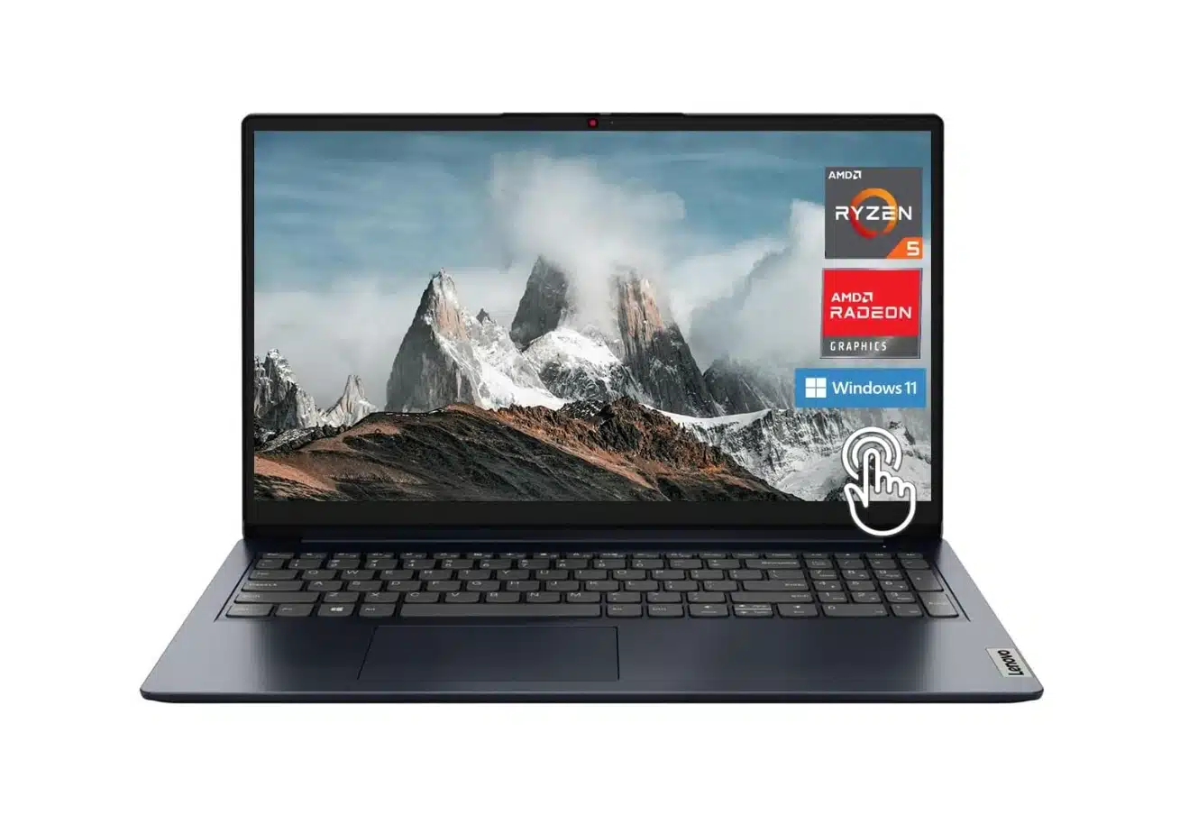 Lenovo IdeaPad 1 15AMN7 AMD Ryzen 5 7520U 1 Lenovo IdeaPad 1 Ryzen 5 7520U 8 GB RAM 15.6″ FHD Touch Laptop Price in Sri Lanka