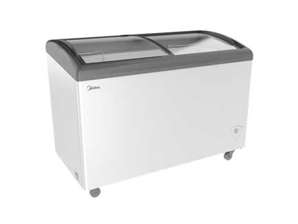 Midea 254L Curved Glass Chest Freezer (Display Freezer) - MDRZ458FZG01LK 1 midea 254l curved glass chest freezer